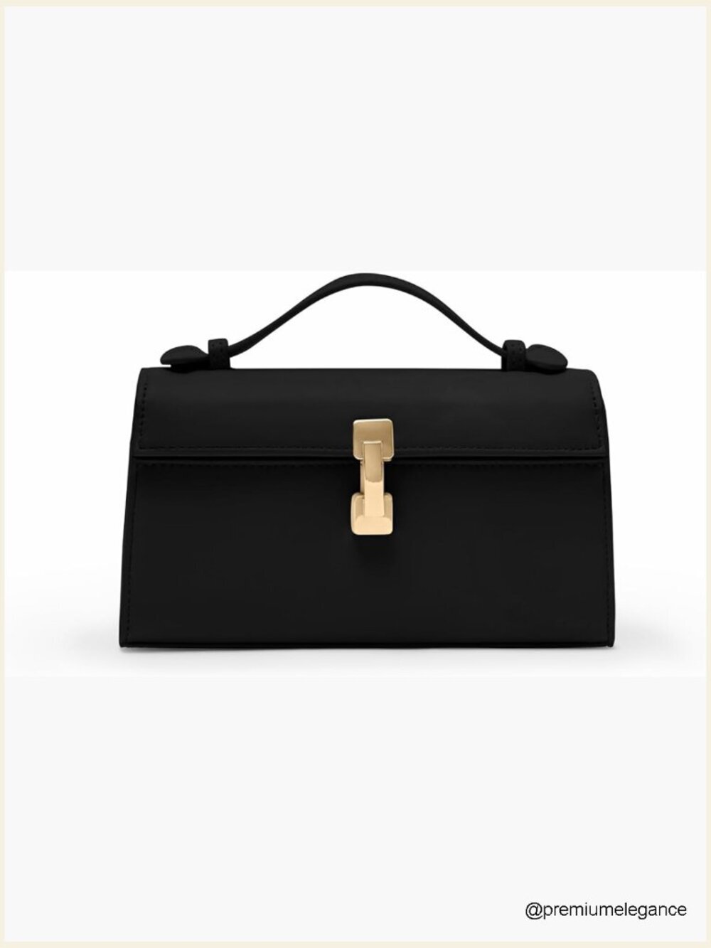 Small Vegan Leather Clutch Purse with Detachable Crossbody Strap - 3-in-1